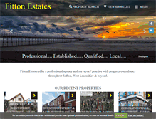 Tablet Screenshot of fittonestates.com